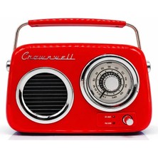 DS LLC Ieg ™ Retro Tasarımlı Bluetooth Fm Radyo Kırmızı DSLLCRS-IEGK34