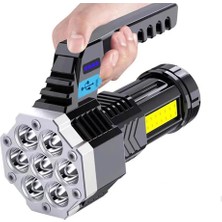 Emh Store 7 Başlıklı Çok Fonksiyonlu Şarjlı El Feneri HS30