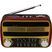 Feyza Design Nostaljik Bluetooth Radyo USB Şarjlı, 13CM, Retro Tasarım, Kablosuz Ses