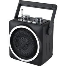 Feyza Design Siyah Kablosuz Bluetooth Radyo, Yüksek Ses Kalitesi ve Taşınabilirlik