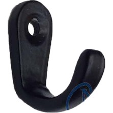 Emh Store Tekli Anahtar, Bijuteri, Vitrin, Dekor Askısı - Siyah, 10X18X22 mm