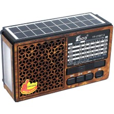 Feyza Design Güneş Enerjili LED Işıklı Bluetooth Hoparlör, Taşınabilir ve Şarjlı