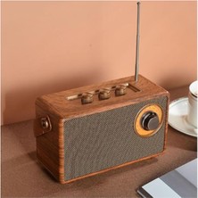 Feyza Design Retro ve Modern Tasarımlı, USB Çalar, Bluetooth ve Fm Radyo Özellikli Radyo