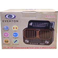 Feyza Design Şarjlı Solarlı Nostaljik Radyo, Bluetooth, Usb, Sd, Fm, Taşınabilir