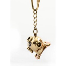 Hayat Store Pirinç Dalgıç Başlığı Anahtarlık 2099C