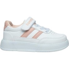 Ulusoy Sammix Patik 015 Çocuk Günlük Ayakkabı DR05C015 Cilt Beyaz Pudra