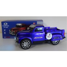 Feyza Design Mavi Renkli Retro Tarzlı Bluetooth Fm USB Tf Aux Şarjlı Radyo