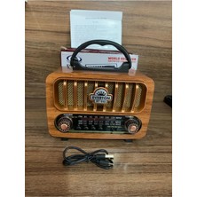 Feyza Design Retro Tarzda Taşınabilir Radyo, Kaliteli Ses Deneyimi