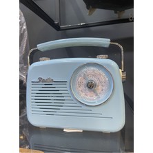 Feyza Design Retro Tasarımlı Taşınabilir Radyo ile Nostaljiye Yolculuk Yapın