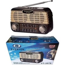 Feyza Design Bluetoothlu, Şarjlı, USB ve Kart Girişli Multimedya Radyo