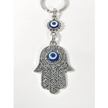 Moncuk Design Nazar Boncuklu Fatma Ana Eli Figürlü Anahtarlık – Koruma, Şans ve Pozitif Enerji