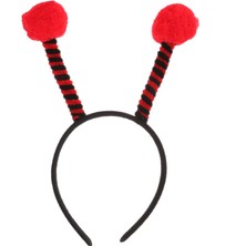 Lowell Home Ieg Gösteriler Için Kırmızı Ponponlu Mega Uğur Böceği Taç 25X11 cm (4887) LWLRSHM-324FTY4