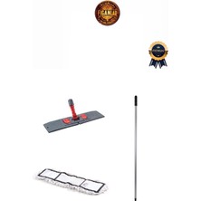 Özgürce Yüksek Kaliteli 80 cm Uzunlukta Nemli Zincir Dikiş Kalın Mop Seti