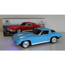 Feyza Design Mavi Renkli Arabalı Bluetooth Nostaljik Radyo Fm RT-1956