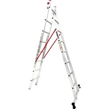 Daimer 2x2,5 (5 Mt) A Tipi Sürgülü Alüminyum Merdiven