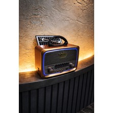 Feyza Design Bluetooth Radyo ile Nostaljik Müzik Keyfi, USB ve Fm Özellikleriyle.