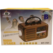 Feyza Design Şarjlı Nostaljik Radyo, Bluetooth, Usb, Sd, Fm ile Çok Fonksiyonlu