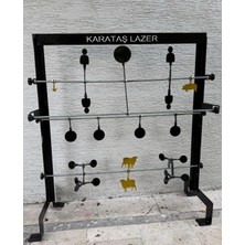 Halbart Çok Amaçlı Hedeflik Dönerli Kaliteli Malzemeden Üretilmiştir