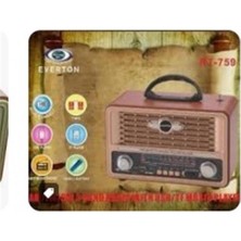 Feyza Design Bluetooth Fm USB Tf Aux Şarjlı Nostaljik Radyo, Şık ve Fonksiyonel Tasarım