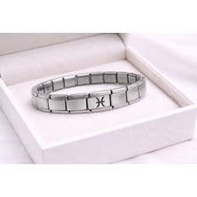 Youday Accessories Çelik Nomination Bileklik Balık Burcu | Paslanmaz Çelik Burç Bilekliği | Zarif ve Anlamlı Tasarım