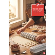 Pazarika Pratik Mantı Merdanesi - Tek Seferde Çoklu Kesim Yapan Hamur Kesme Aparatı