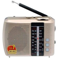 Feyza Design Bluetooth Fm Radyo USB Tf Kart Şarjlı Taşınabilir Cep Radyosu