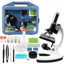 Leidory Junior Science 1200X Taşıma Çantalı Beyaz Mikroskop