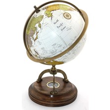 Hayat Store Pirinç Pusulalı Dünya Küre 15466