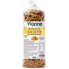 Vianne Geleneksel Beypazarı Eriştesi Sebzeli 500 gr - Katkısız