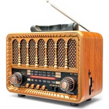 Feyza Design Mini Eskitme Radyo ile Nostaljik Müzik Keyfi ve Şık Tasarım