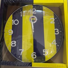 Hayat Store Duvar Saati Sarı  Çubuklu