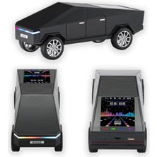 Feyza Design Tesla Görünümlü Bluetooth Radyo ve Şarjlı Müzik Çalar, LED Ekranlı Hoparlör