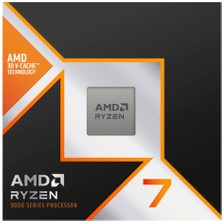 Ronanna Amd Ryzen 7 9850X3D 8 Core, 4,70-5.60GHZ, 104MB Cache, 120W,  Am5 Soket, Box, (Dahili Grafik Var, Fan Yok)