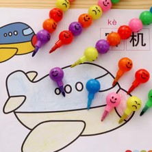 Poebgo Family's 4'lü Emojili Yumurtlayan Boya Kalemi Seti