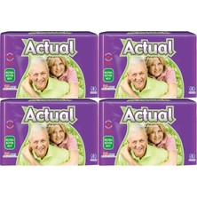 Actual Yetişkin Hasta Bezi Bel Bantlı Xl - Ekstra Büyük - Extra Large 120 Adet (4pk*30)