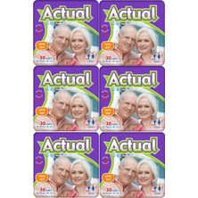 Actual Yetişkin Hasta Bezi Bel Bantlı M - Medium - Orta 180 Adet (6pk*30)