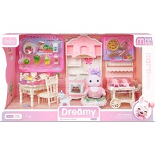 Bay Dreamy Mini Tavşan-Büyük Mutfak Oyun Evi Seti