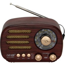 Feyza Design Vintage Ahşap Radyo, Şık ve Nostaljik Dekorasyon Parçası
