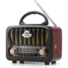Feyza Design Nostaljik Radyo, Şarjlı, Bluetooth, USB ve Sd Kart Özellikleriyle