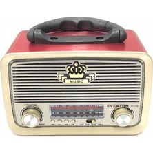 Feyza Design Vintage Bluetooth Radyo, Fm ve Sd Kart, Nostalji Tasarımı