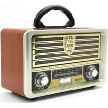 Feyza Design Retro Tasarımlı Taşınabilir Radyo, Kaliteli Ses ve Şık Görünüm