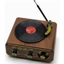 Feyza Design Vintage Pikap Tasarımlı Bluetooth Radyo ve Hoparlör MD-1317