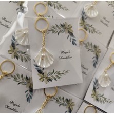 Umut Hediyecilik Hayırlı Kandiller Kartı Istiridyeli Anahtarlık 8 Adet