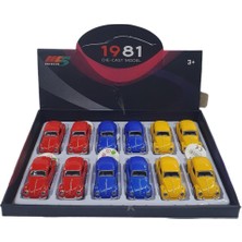 Hayat Store Çek Bırak Metal Retro Vosvos Araba  - 6636-18T (Lisinya)