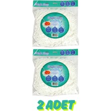 Özgürce Mikrofiber Paspas Püskül Seti, Moplara Uyumlu, 2'li Paket