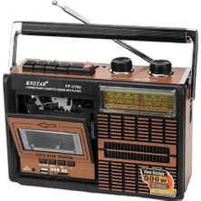 Feyza Design Retro Nostalji Radyo Kaset Çalar, Şık ve Kompakt Tasarım
