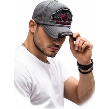 Vintage Kot Eskitme Şapka %100 Cotton Kumaş