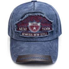 Vintage Kot Eskitme Şapka %100 Cotton Kumaş