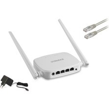 Ronanna Everest EWR-301, 4port, 300MBPS, 2.4ghz Wifi, Masaüstü, Megabit, Repeater, Router, Access Point