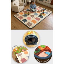 Wellgro Oyun Matı, 140X100X1 cm Çift Taraflı Rulo Oyun Halısı